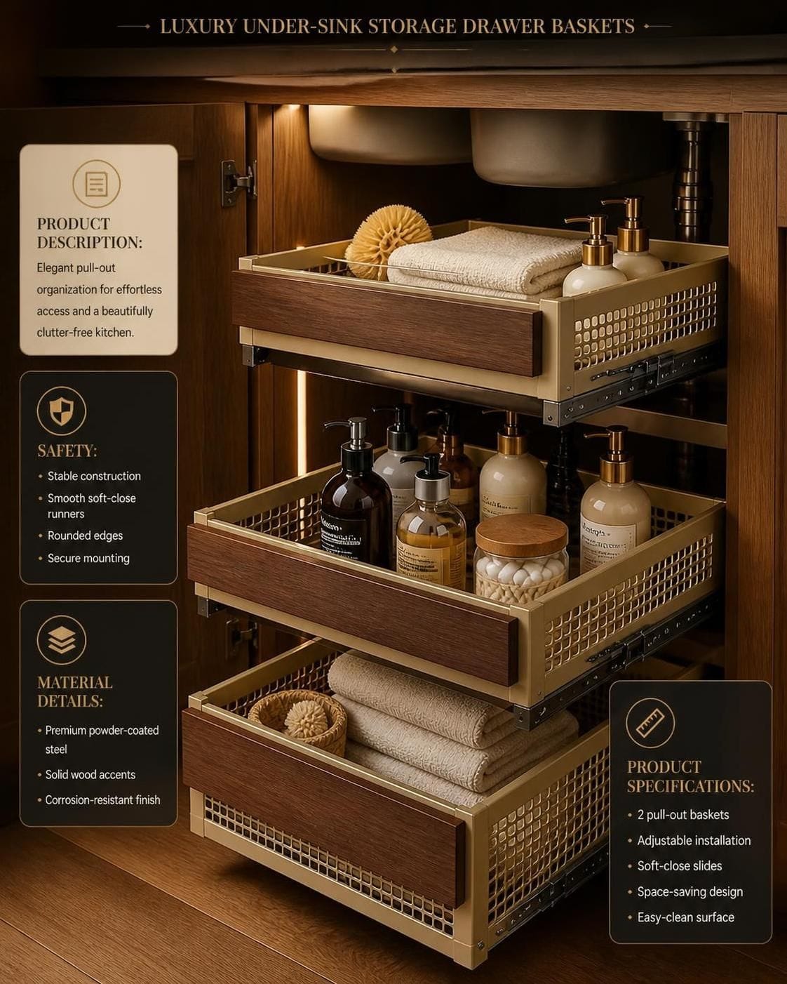 Kitchen Storage Trolley