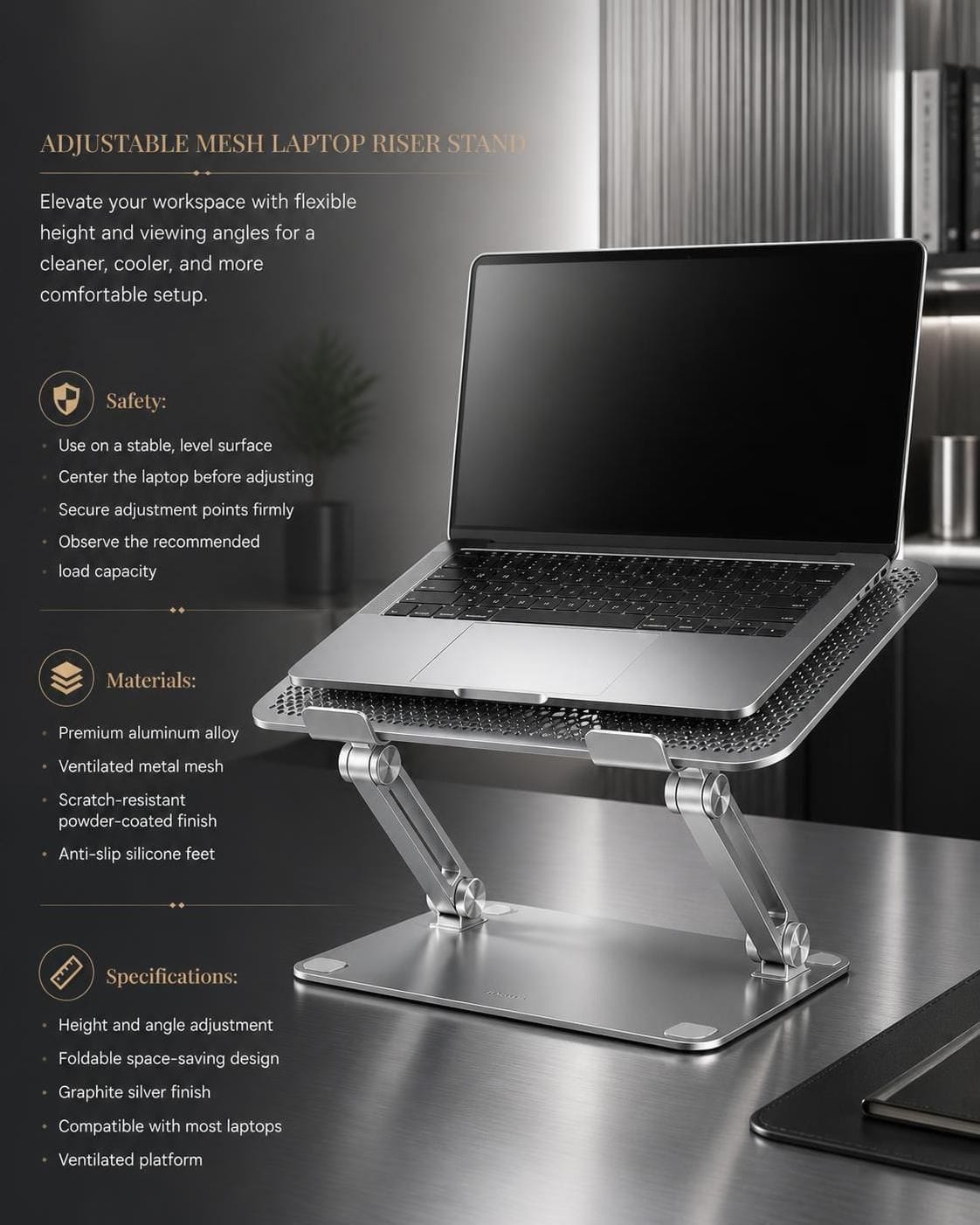 Adjustable Laptop Stand